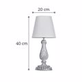 INLIGHT EPITRAPEZIO FOTISTIKO METALLIKO MPEZ PATINA E27 F20x40 cm 3468
